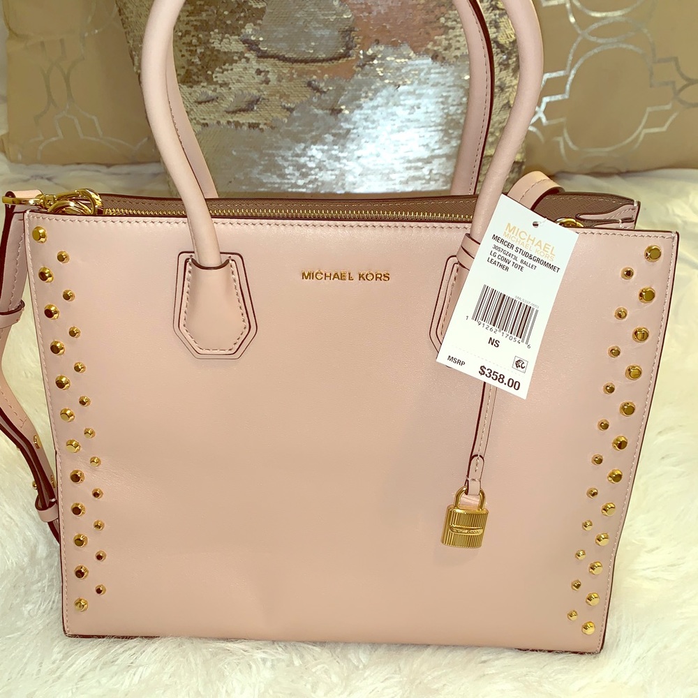 Michael Kors light pink purse